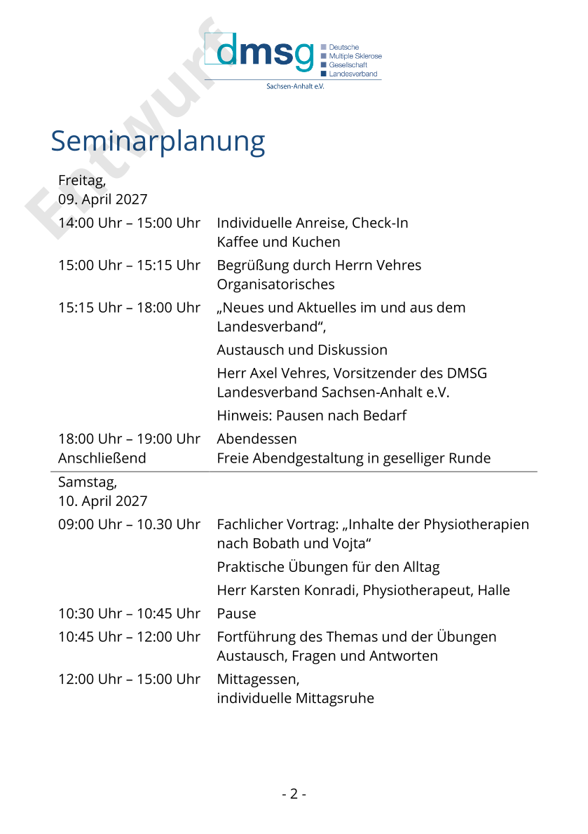 Seminarflyer Frühjahr 2027 - 2|DMSG LV Sachsen-Anhalt e.V.