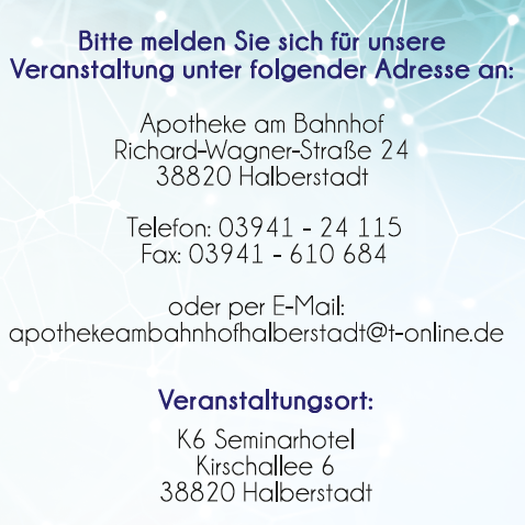 Kontaktdaten 30. MS-Forum